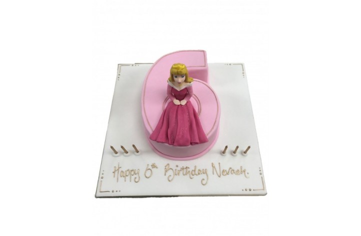 Single Figure Sleeping Beauty Cake